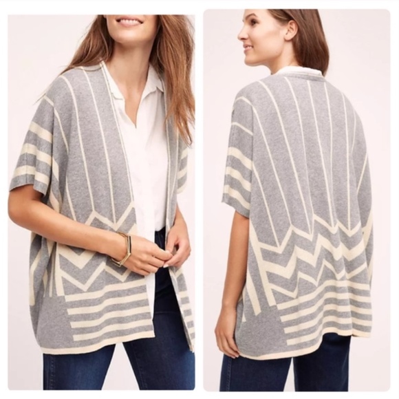 Anthropologie Sweaters - Anthropologie Hudsen Open Structured Cardigan M